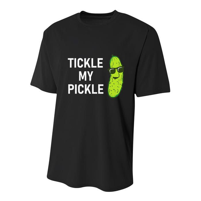 Tickle My Pickle Funny Jokes Sarcastic Youth Performance Sprint T-Shirt