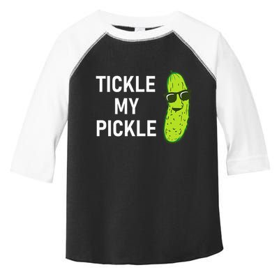 Tickle My Pickle Funny Jokes Sarcastic Toddler Fine Jersey T-Shirt