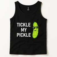 Tickle My Pickle Funny Jokes Sarcastic Tank Top