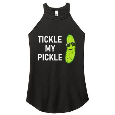 Tickle My Pickle Funny Jokes Sarcastic Women's Perfect Tri Rocker Tank