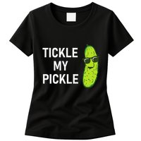 Tickle My Pickle Funny Jokes Sarcastic Womens T-Shirt