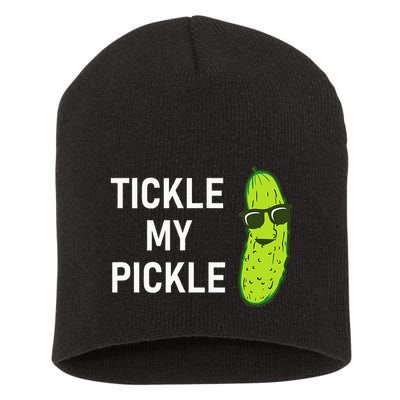 Tickle My Pickle Funny Jokes Sarcastic Short Acrylic Beanie