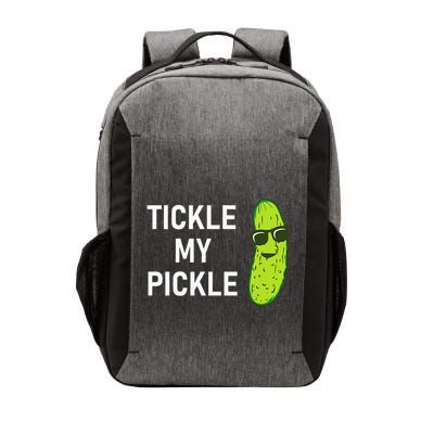 Tickle My Pickle Funny Jokes Sarcastic Vector Backpack