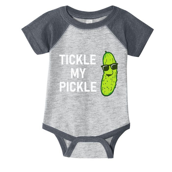 Tickle My Pickle Funny Jokes Sarcastic Infant Baby Jersey Bodysuit