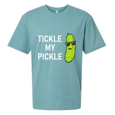 Tickle My Pickle Funny Jokes Sarcastic Sueded Cloud Jersey T-Shirt