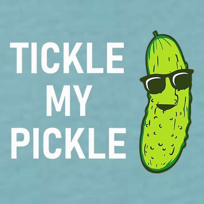 Tickle My Pickle Funny Jokes Sarcastic Sueded Cloud Jersey T-Shirt