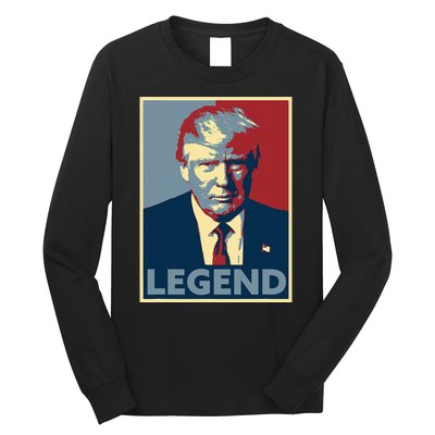 Trump Mugshot Poster The Mugshot Long Sleeve Shirt