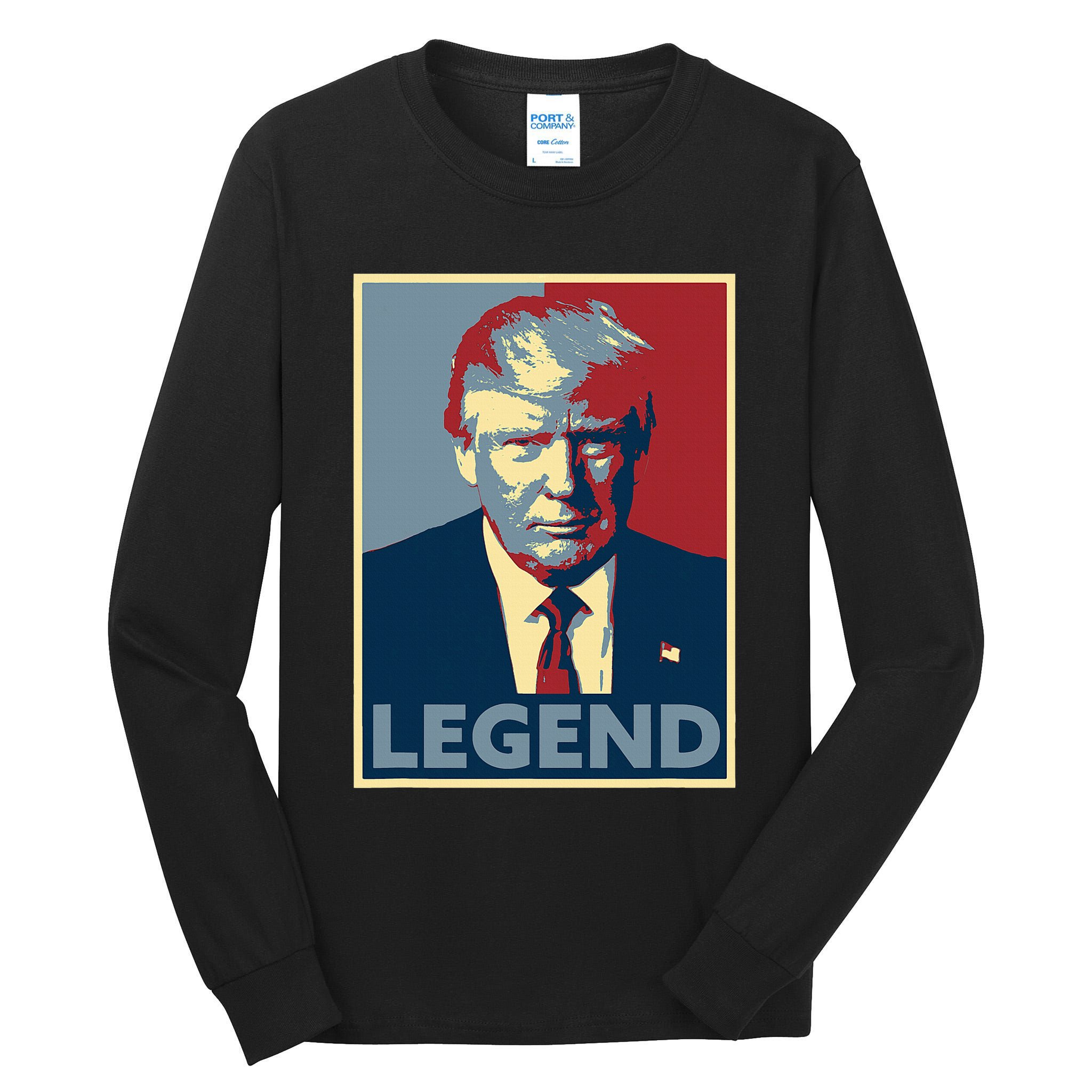 Trump Mugshot Poster The Mugshot Tall Long Sleeve T-Shirt