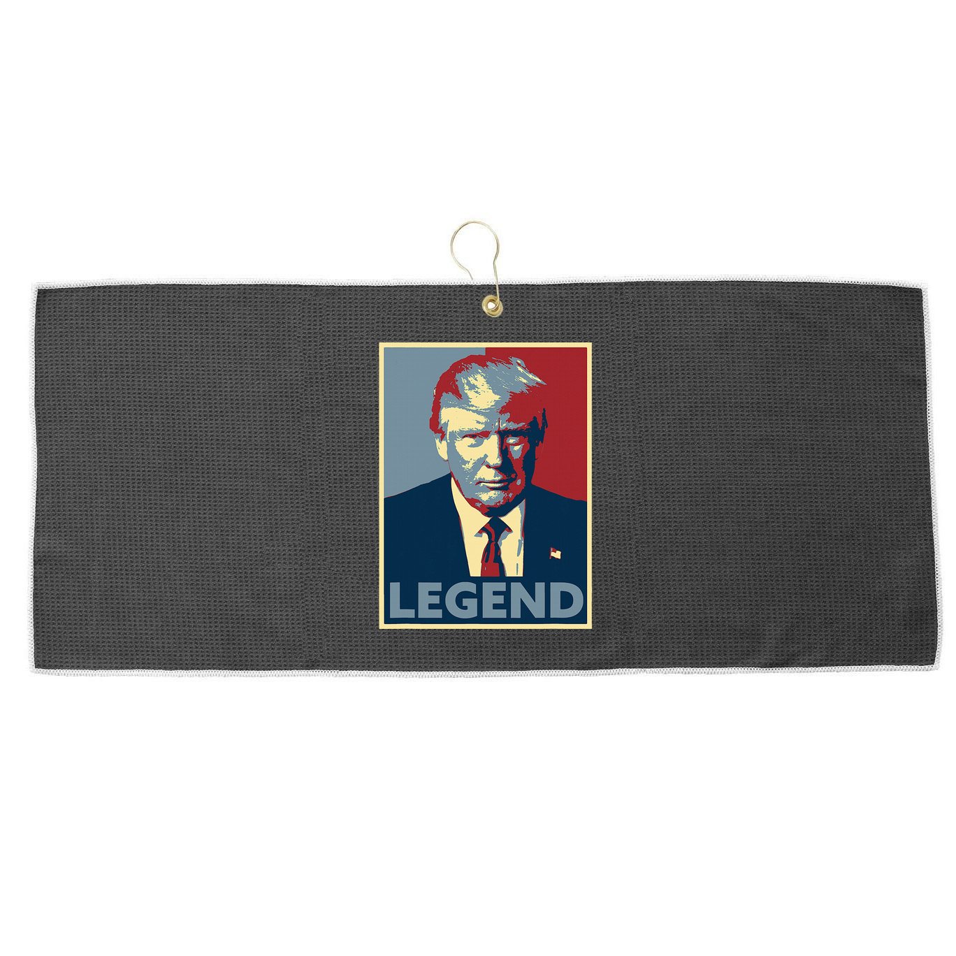 Trump Mugshot Poster The Mugshot Large Microfiber Waffle Golf Towel