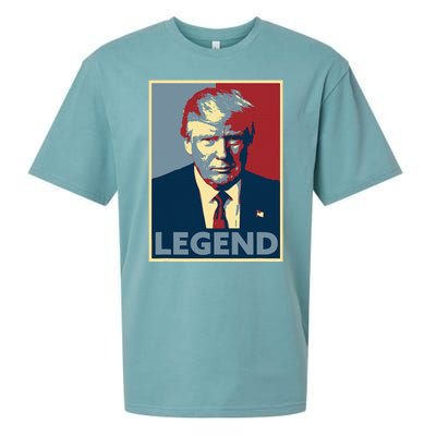 Trump Mugshot Poster The Mugshot Sueded Cloud Jersey T-Shirt