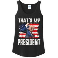 ThatS My President Raglan Ladies Essential Tank