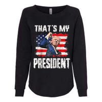 ThatS My President Raglan Womens California Wash Sweatshirt