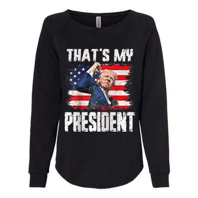 ThatS My President Raglan Womens California Wash Sweatshirt