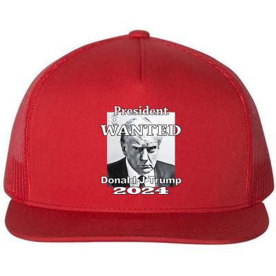 Trump Mugshot President Wanted Flatbill Hat