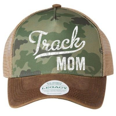 Track Mom Proud Track And Field Mom Gift Legacy Tie Dye Trucker Hat