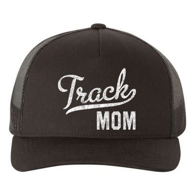 Track Mom Proud Track And Field Mom Gift Yupoong Adult 5-Panel Trucker Hat