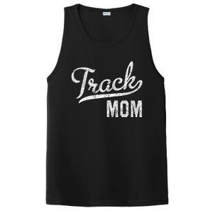 Track Mom Proud Track And Field Mom Gift PosiCharge Competitor Tank