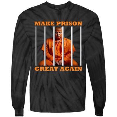 Trump Make Prison Great Again Tie-Dye Long Sleeve Shirt