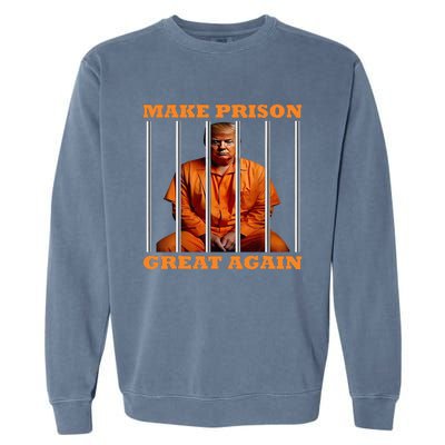 Trump Make Prison Great Again Garment-Dyed Sweatshirt