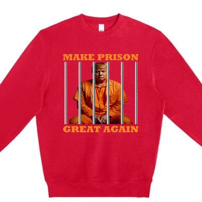 Trump Make Prison Great Again Premium Crewneck Sweatshirt