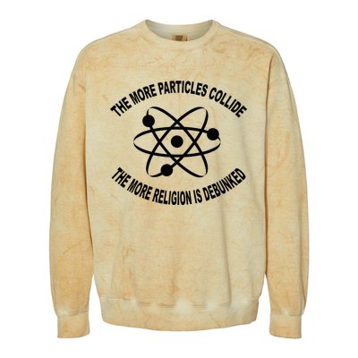 The More Particles Collide Humour Physics Lover Colorblast Crewneck Sweatshirt