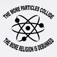 The More Particles Collide Humour Physics Lover Flat Bill Trucker Hat