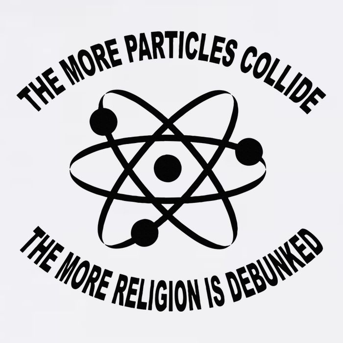 The More Particles Collide Humour Physics Lover Flat Bill Trucker Hat