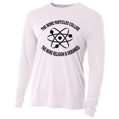 The More Particles Collide Humour Physics Lover Cooling Performance Long Sleeve Crew