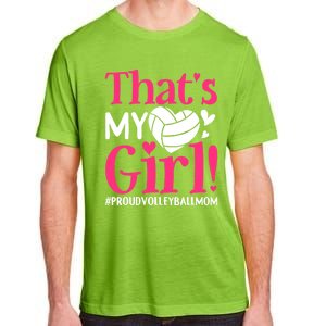 That's My Proud Volleyball Mom Mama Mother Mother's Day Gift Adult ChromaSoft Performance T-Shirt