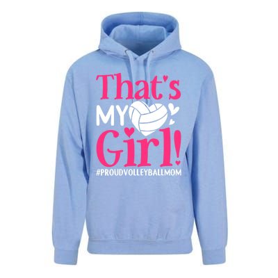 That's My Proud Volleyball Mom Mama Mother Mother's Day Gift Unisex Surf Hoodie