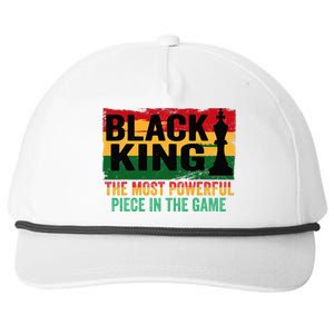 The Most Powerful Piece In The Game Black King Snapback Five-Panel Rope Hat