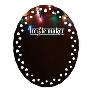 Treble Maker Piano Player Pianist Classical Music Lover Ceramic Oval Ornament