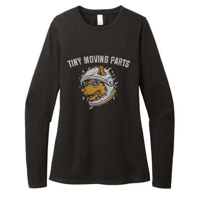 Tiny Moving Part Astro Dog Womens CVC Long Sleeve Shirt