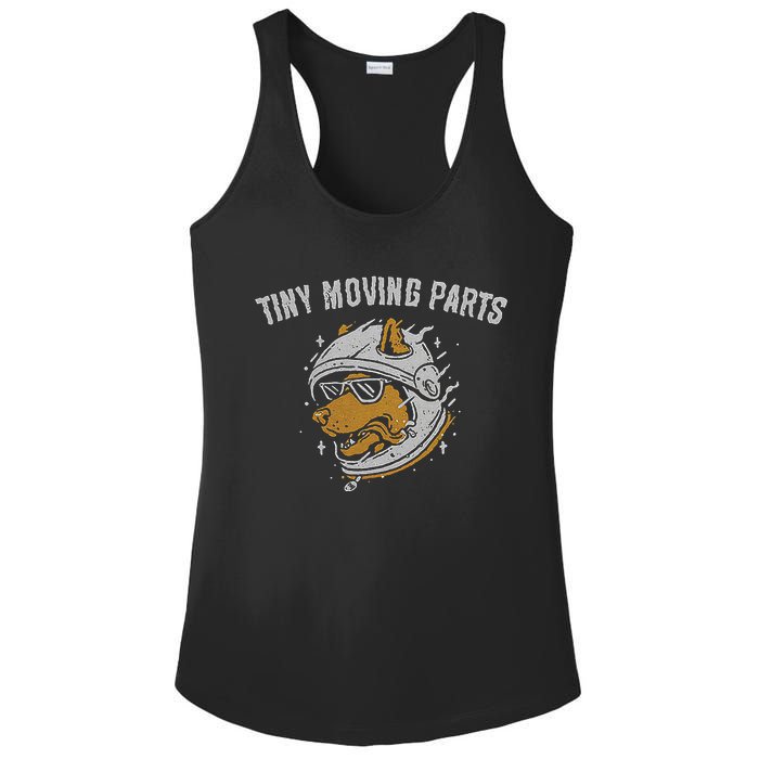 Tiny Moving Part Astro Dog Ladies PosiCharge Competitor Racerback Tank