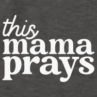 This Mama Prays Christian Mommy Faith Vector Backpack