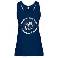 The More People I Meet The More I Love My Dog - Schäferhund Ladies Essential Flowy Tank