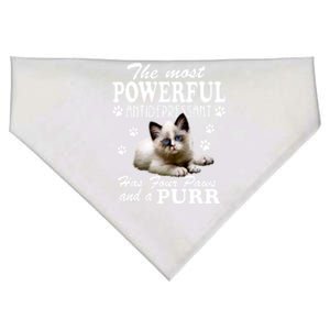 The Most Powerful Antidepressant Has Four Paws And A Purr Cute Gift USA-Made Doggie Bandana