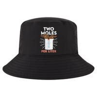 Two Moles Per Liter Funny Chemistry Science Tee Cool Comfort Performance Bucket Hat