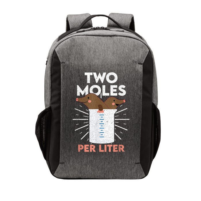 Two Moles Per Liter Funny Chemistry Science Tee Vector Backpack