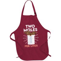 Two Moles Per Liter Funny Chemistry Science Tee Apron