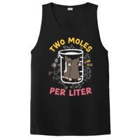 Two Moles Per Liter Science Lover Chemistry Mammal Mole PosiCharge Competitor Tank