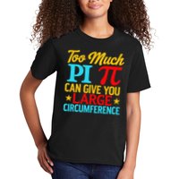 Too Much Pi National Pi Day Science Pi Symbol Math Lover Kids T-Shirt