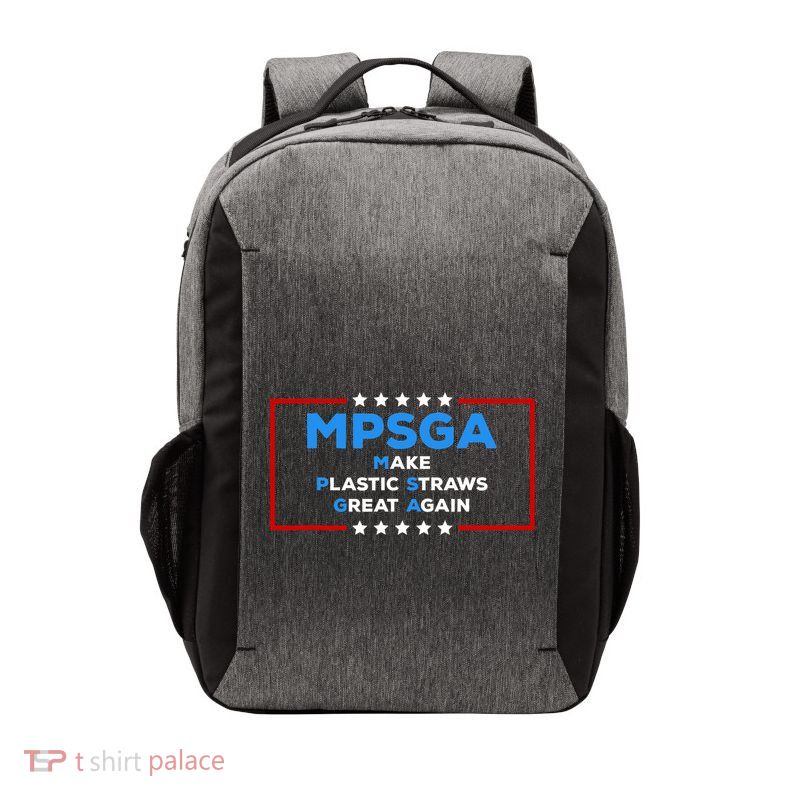 Trump Make Plastic Straws Great Again Vector Backpack