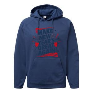 Trump Merchandise President Trump New YearS Eve 2025 Performance Fleece Hoodie