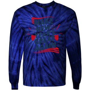 Trump Merchandise President Trump New YearS Eve 2025 Tie-Dye Long Sleeve Shirt