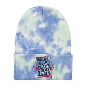 Trump Merchandise President Trump New YearS Eve 2025 Tie Dye 12in Knit Beanie