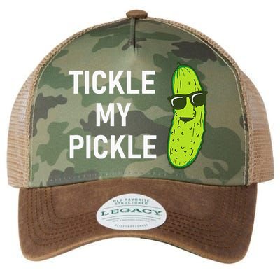 Tickle My Pickle Funny Jokes Sarcastic Legacy Tie Dye Trucker Hat