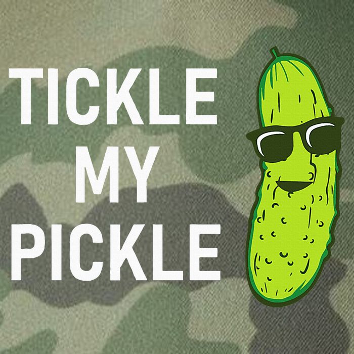 Tickle My Pickle Funny Jokes Sarcastic Legacy Tie Dye Trucker Hat