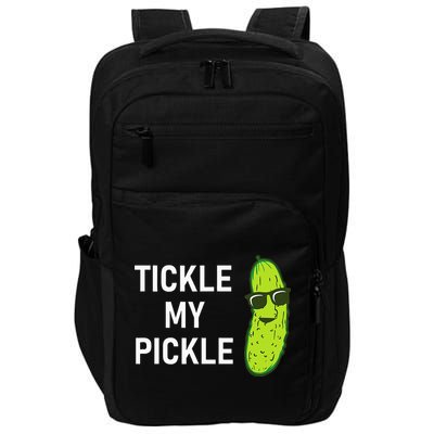 Tickle My Pickle Funny Jokes Sarcastic Impact Tech Backpack