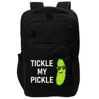 Tickle My Pickle Funny Jokes Sarcastic Impact Tech Backpack